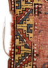 2'7"x3'2" Borchalou Kazak Fragment Hand Knotted