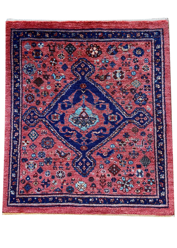 2'7"x3' Khamsehbaf Hand Knotted