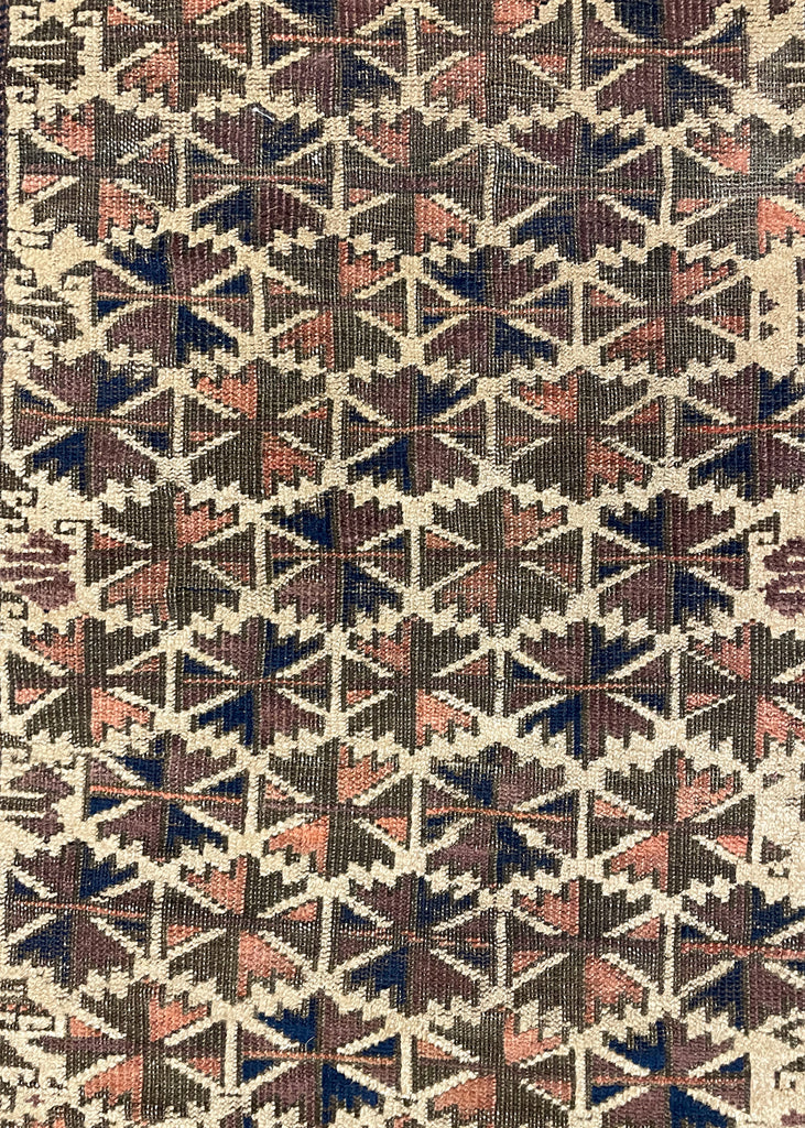 2'7"x4'10" Baluch Prayer Rug Hand Knotted