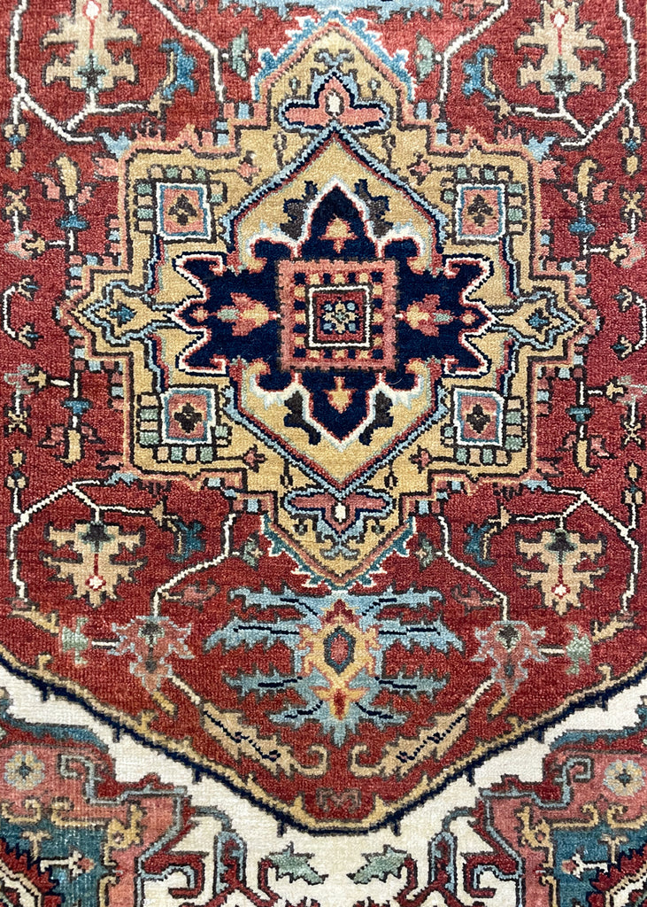 2'7"x5'11" Heriz Hand Knotted