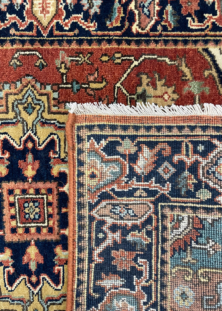 2'7"x5'11" Heriz Hand Knotted