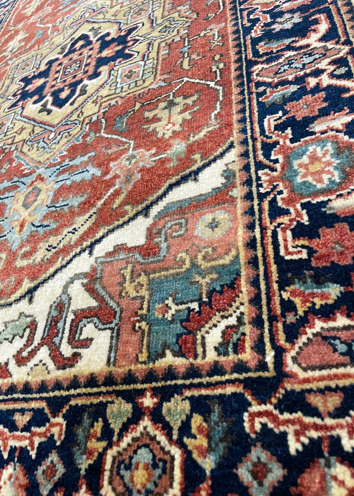 2'7"x5'11" Heriz Hand Knotted