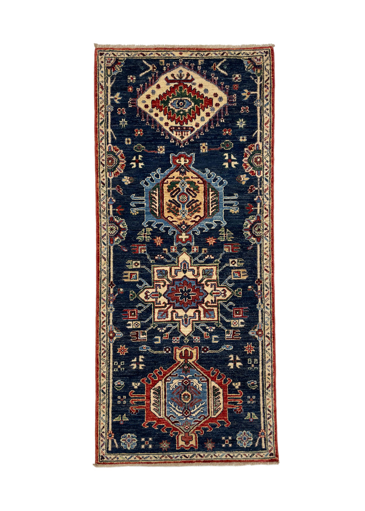 2'7"x5'11" Karaja hand hooked