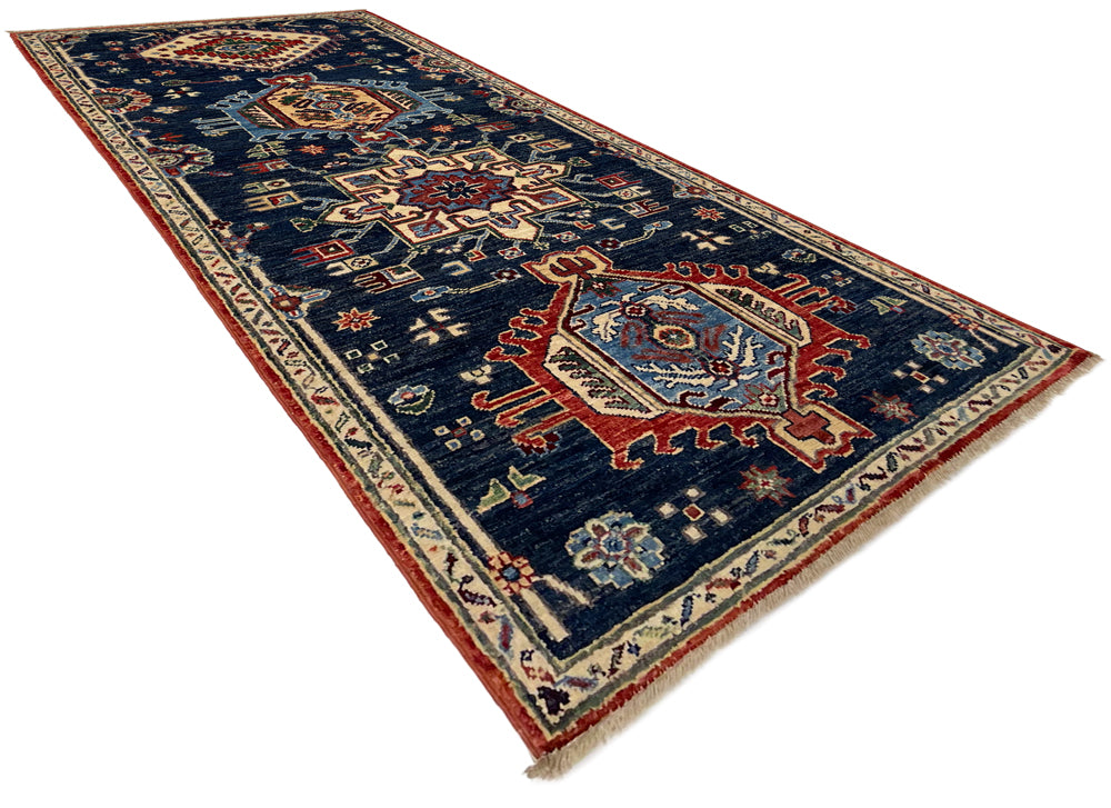 2'7"x5'11" Karaja hand hooked