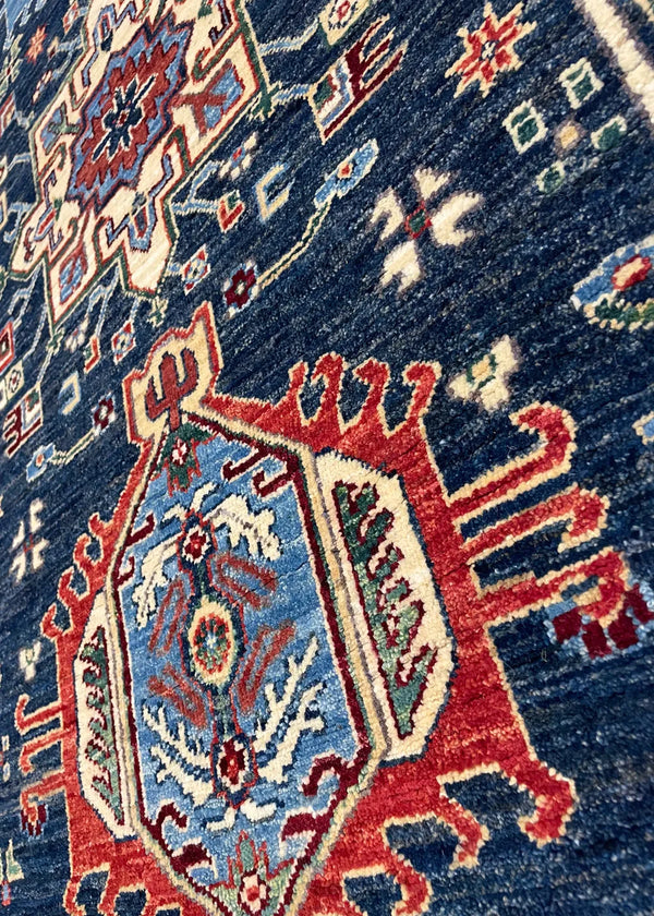 2'7"x5'11" Karaja hand hooked