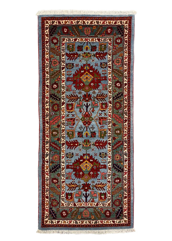 2'7"x5'8" Heriz Hand Knotted