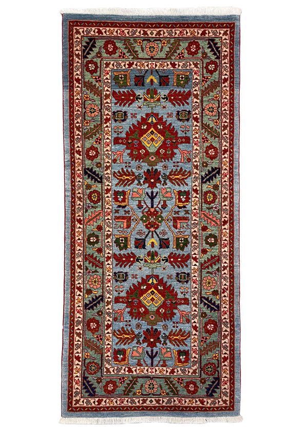 2'7"x5'9" Heriz Hand Knotted