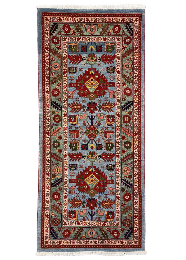 2'7"x5'9" Heriz Hand Knotted