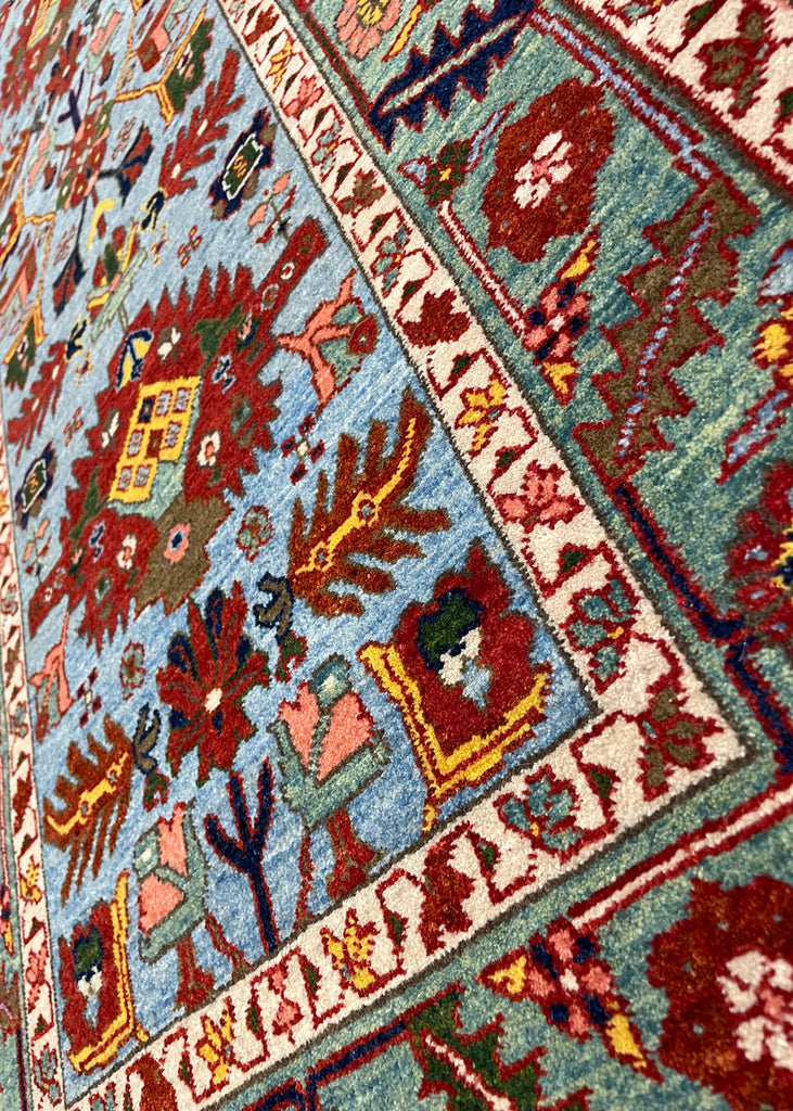 2'7"x5'9" Heriz Hand Knotted