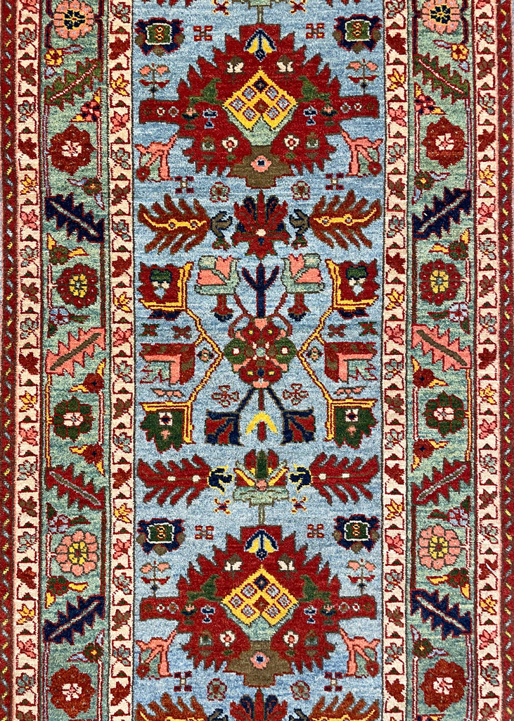 2'7"x5'9" Heriz Hand Knotted