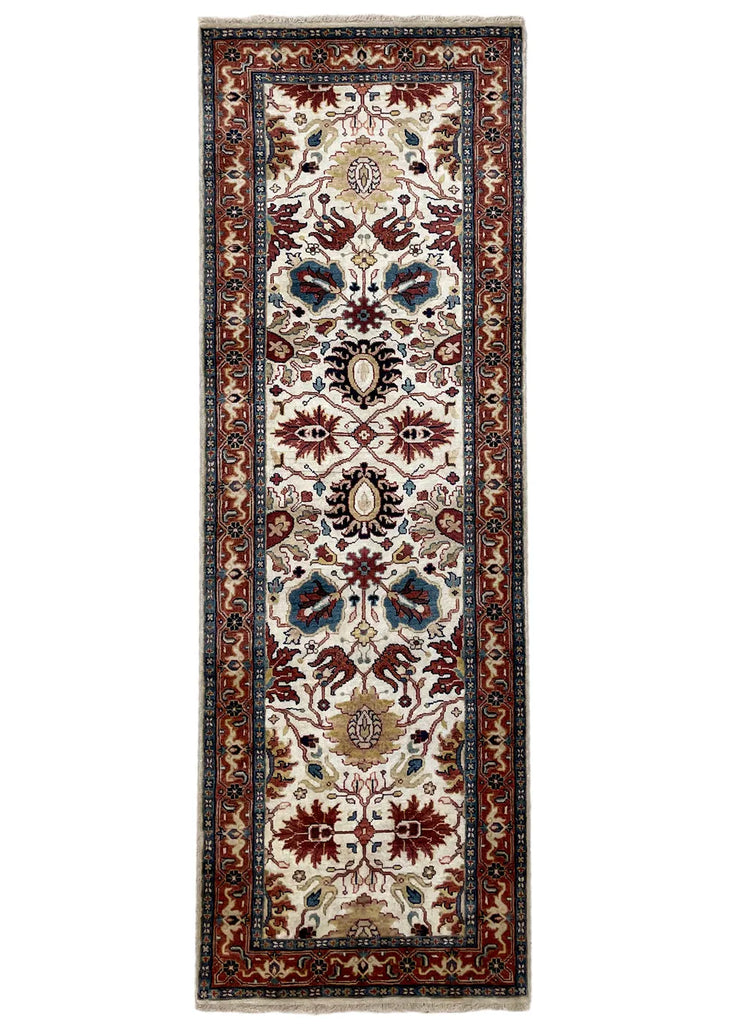 2'7"x7'11" Khanna Collection Hand Knotted