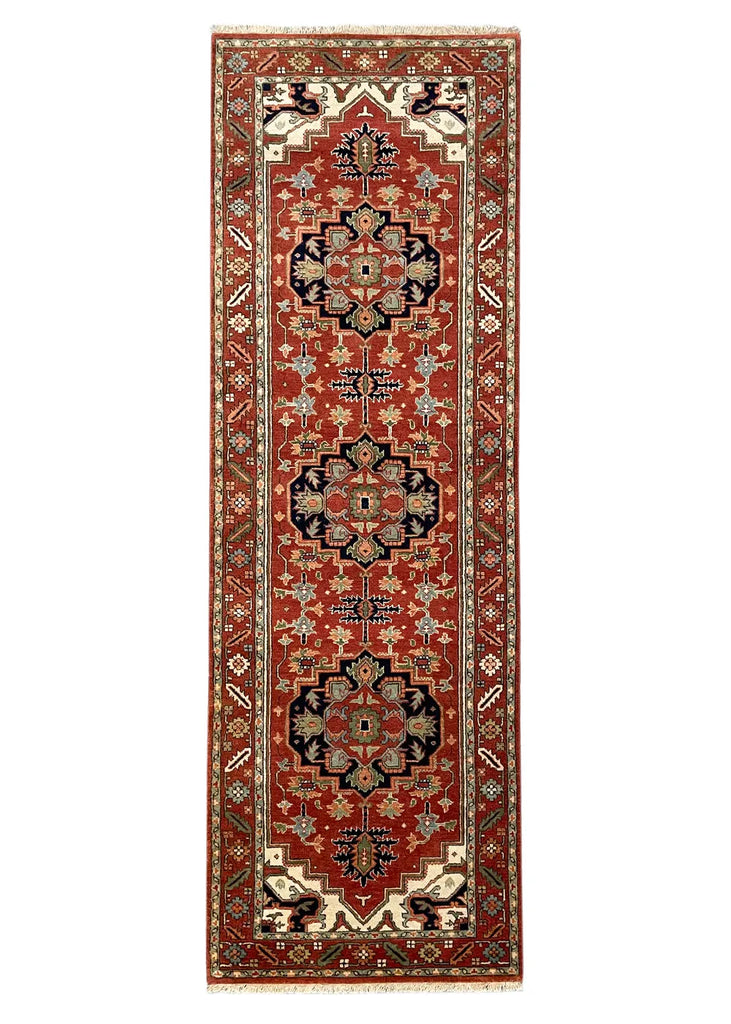 2'7"x7'11" Khanna Heriz Hand Knotted