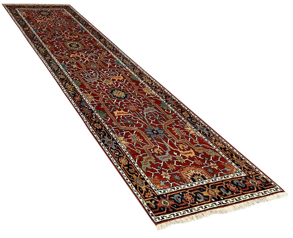 2'7"x8'2" Arabesque Hand Knotted