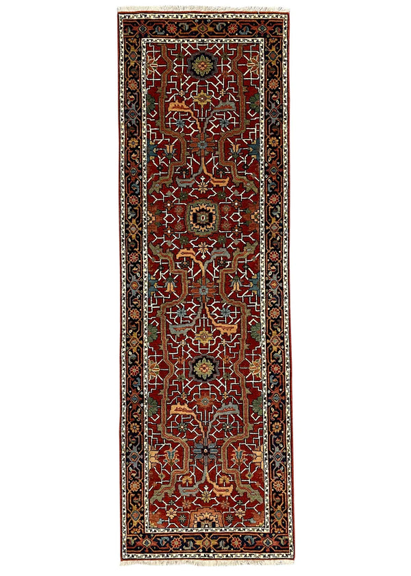2'7"x8'2" Arabesque Hand Knotted