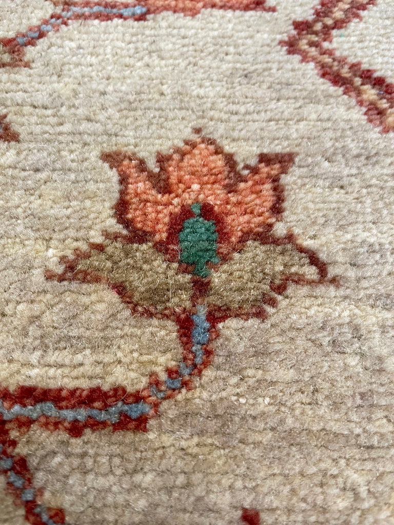 2'7"x8' Fine Indo-Tabriz Hand Knotted