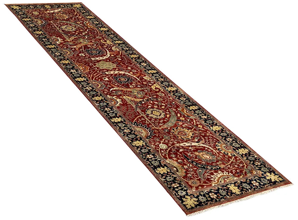 2'7"x9'10" Khanna Kerman Hand Knotted