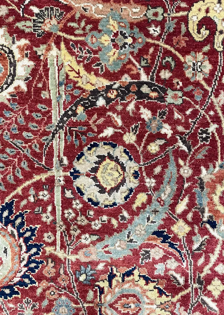 2'7"x9'9" Kerman Hand Knotted