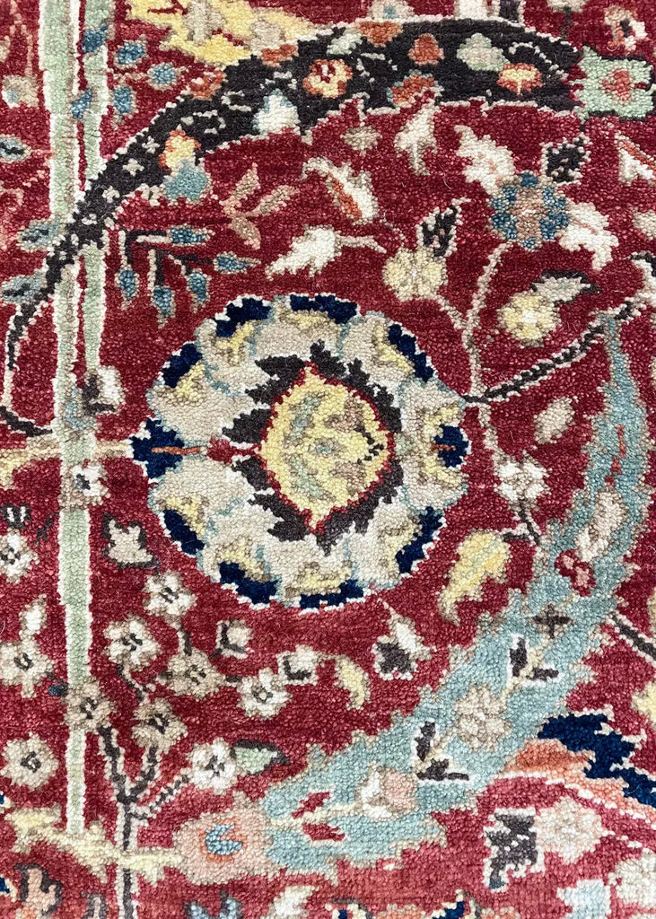 2'7"x9'9" Kerman Hand Knotted