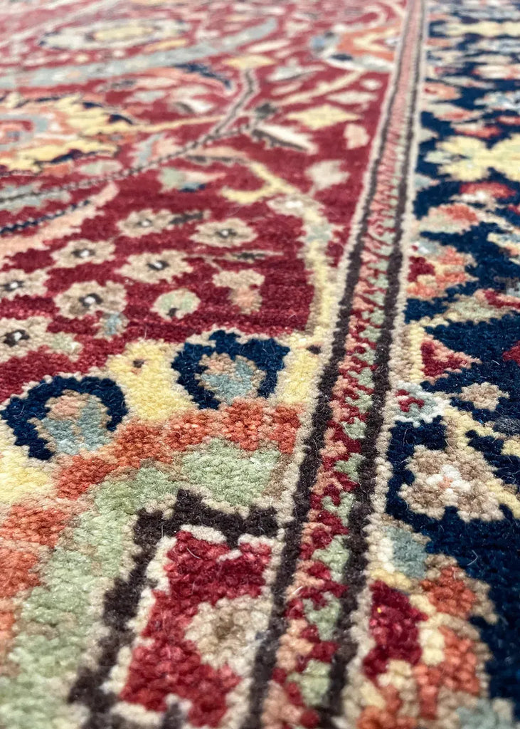 2'7"x9'9" Kerman Hand Knotted