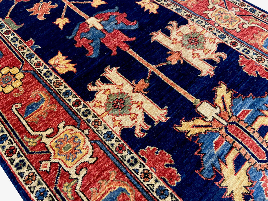 2'7"x9' Afghan-Heriz Hand Knotted