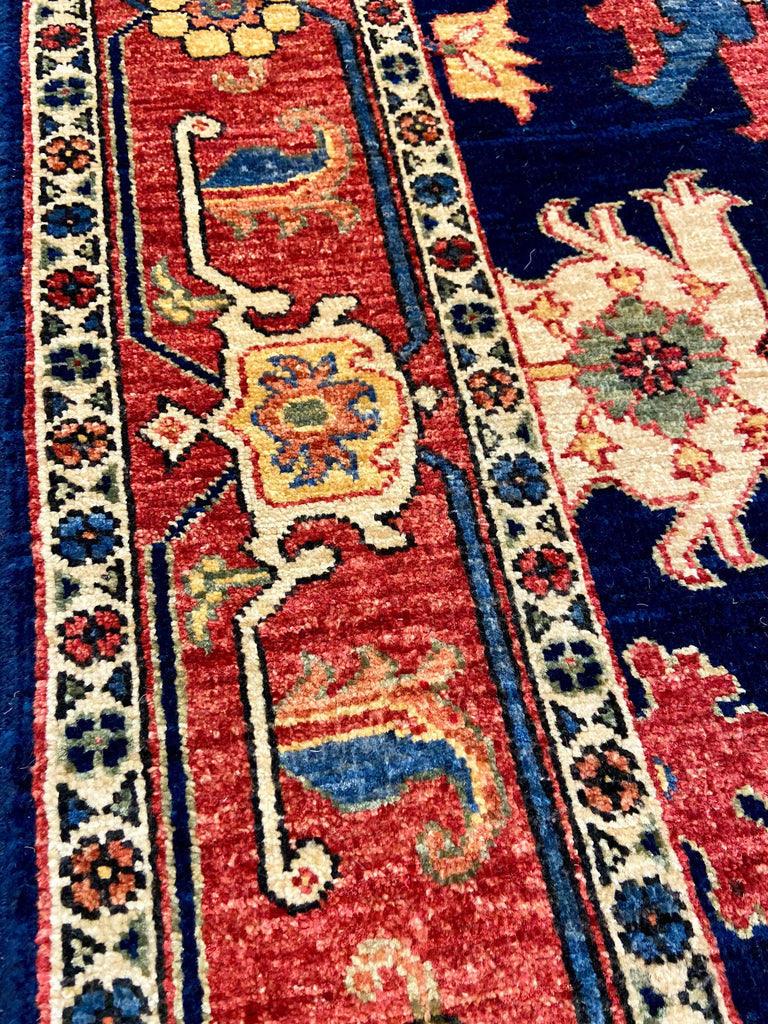 2'7"x9' Afghan-Heriz Hand Knotted