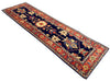 2'7"x9' Afghan-Heriz Hand Knotted