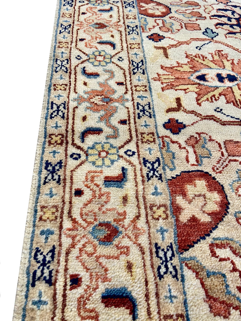 2'8"x10'1" Khanna Tabriz (s) Hand Knotted