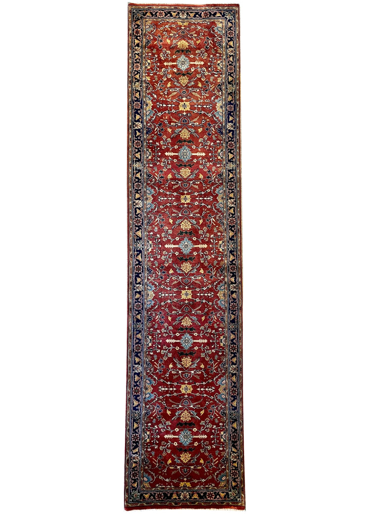2'8"x11'8" Farahan Hand Knotted