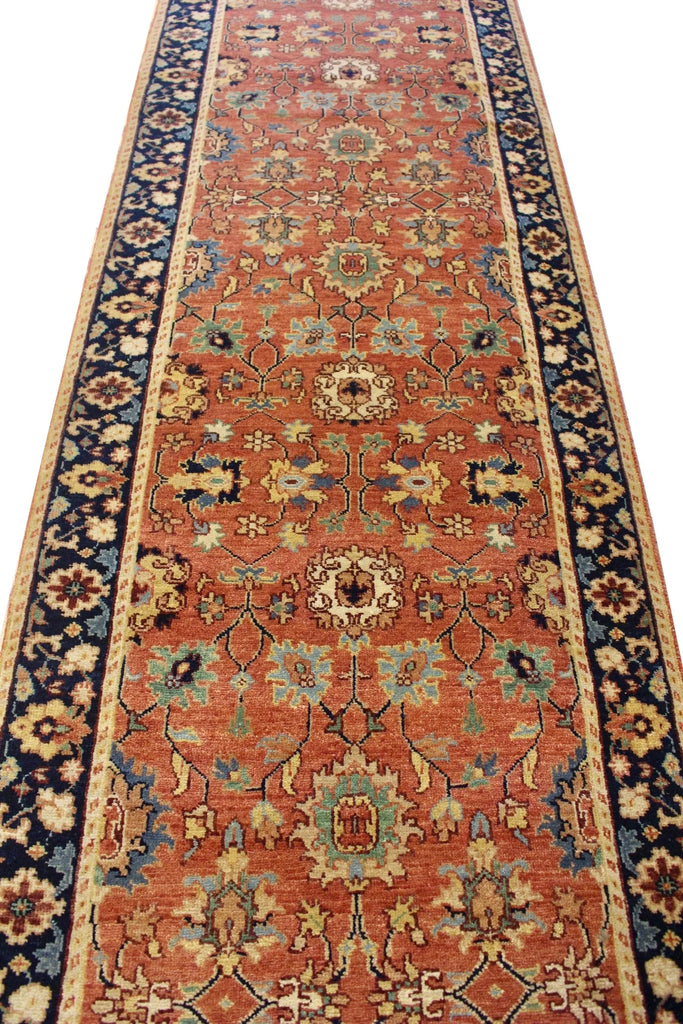 2'8"x16' Indo-Tabriz Hand Knotted
