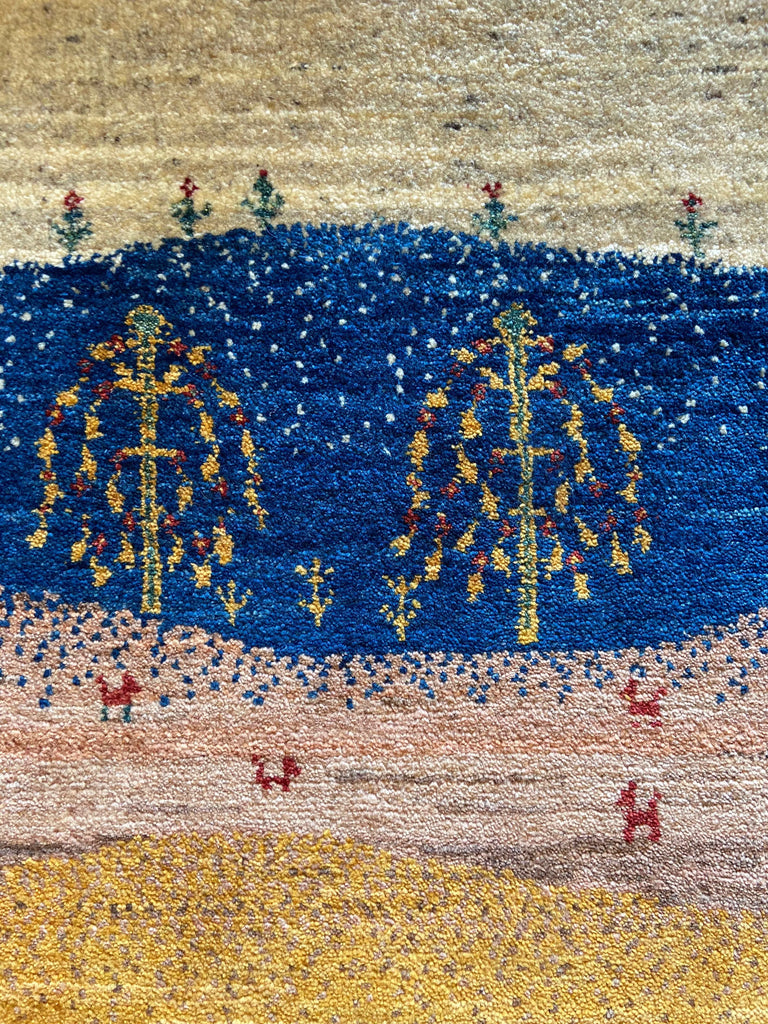 2'8"x3'10" Kashkuli Hand Knotted