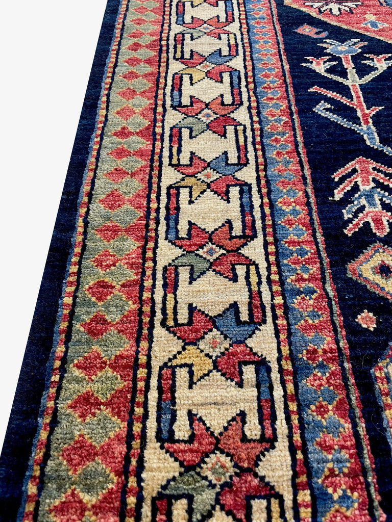 2'8"x5'10" Afghan-Shirvan Hand Knotted