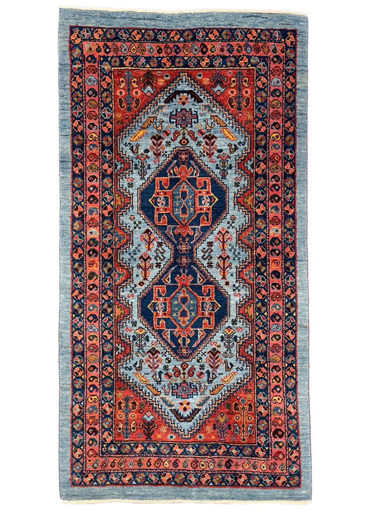 2'8"x5'3" Qashqai Hand Knotted