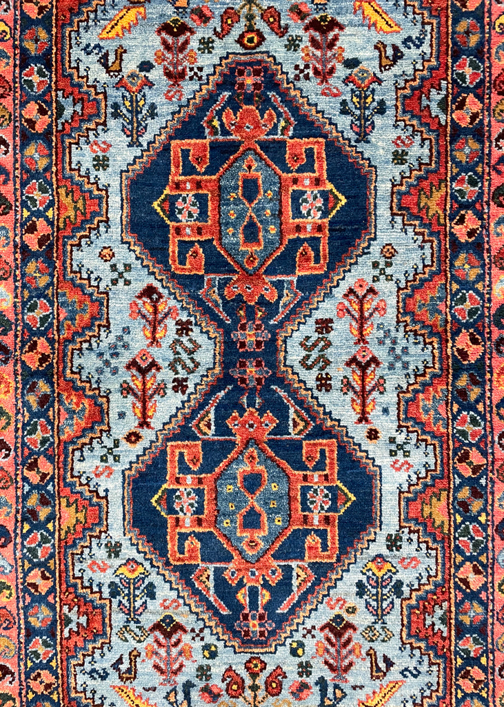 2'8"x5'3" Qashqai Hand Knotted