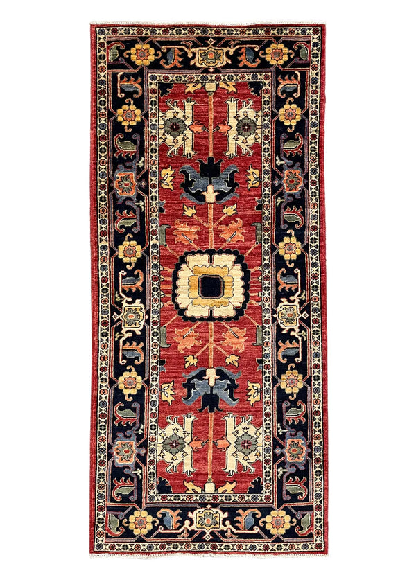 2'8"x6' Heriz Hand Knotted