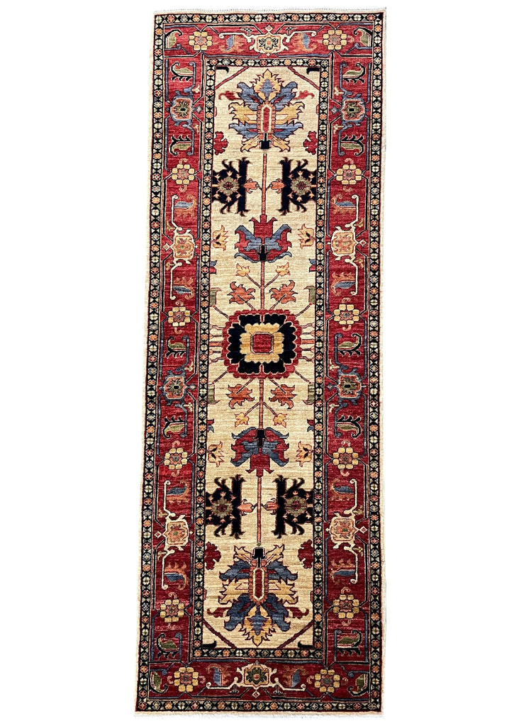 2'8"x7'9" Afghan-Heriz (Copy) Hand Knotted
