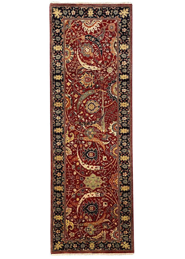 2'8"x8'1" Kerman Hand Knotted