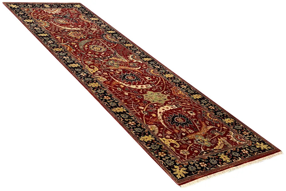 2'8"x8'1" Kerman Hand Knotted