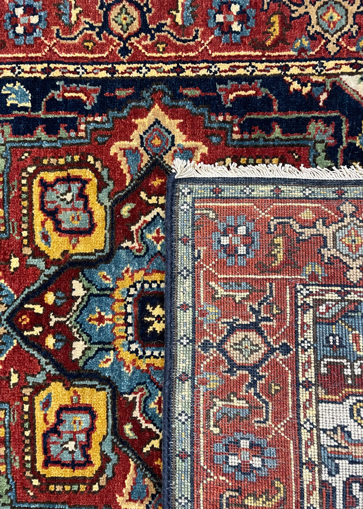 2'8"x8'2" Heriz Hand Knotted