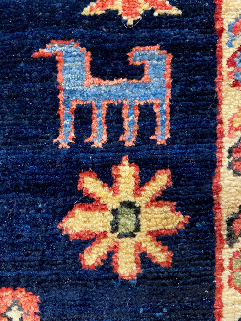 2'8"x8'4" Aspen Blue Hand Knotted