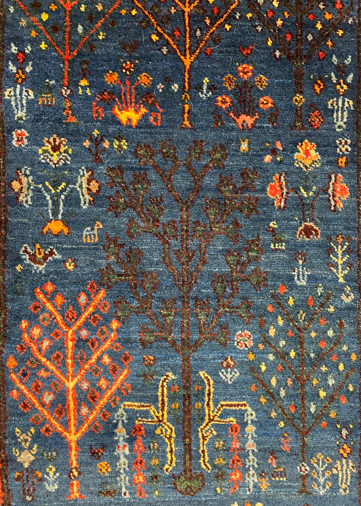 2'8"x8'9" Khamsehbaf Hand Knotted