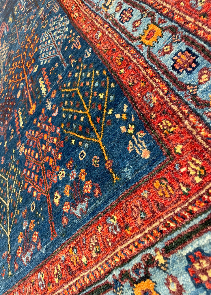 2'8"x8'9" Khamsehbaf Hand Knotted