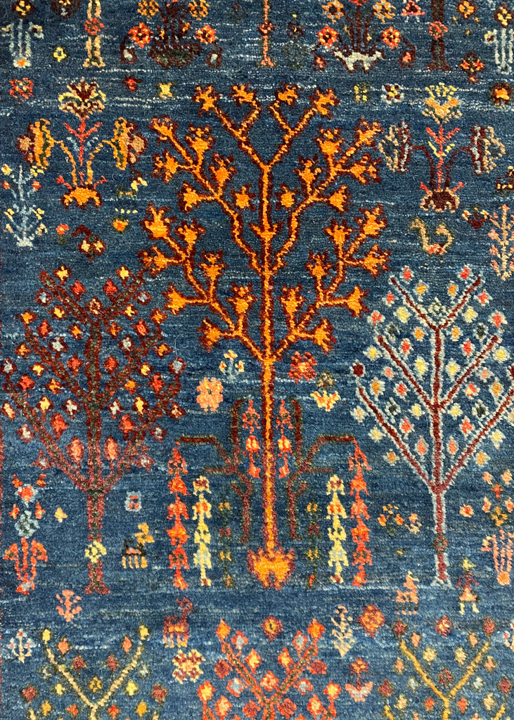 2'8"x8'9" Khamsehbaf Hand Knotted