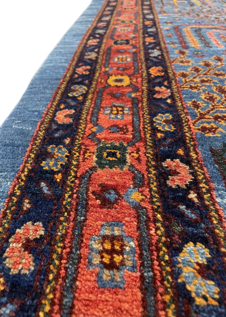 2'8"x9'4" Khamsefbaf Hand Knotted