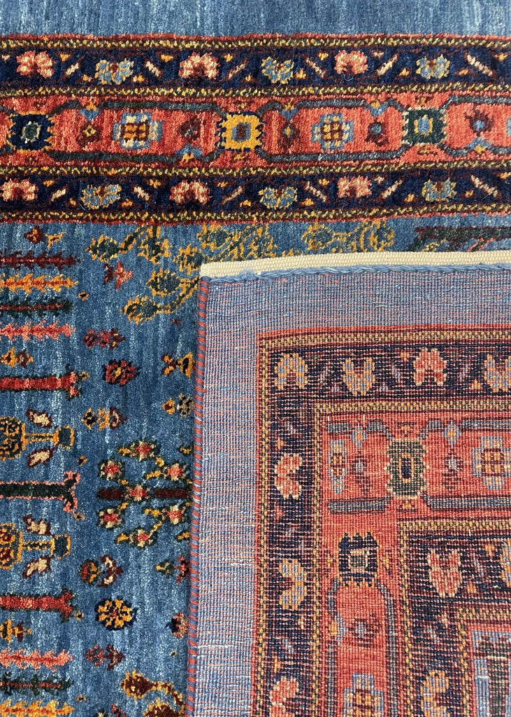 2'8"x9'4" Khamsefbaf Hand Knotted