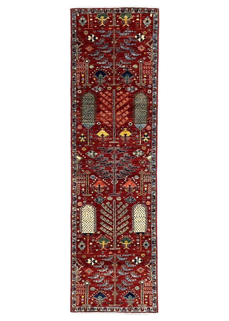 2'8"x9'8" Bakshiesh Hand Knotted
