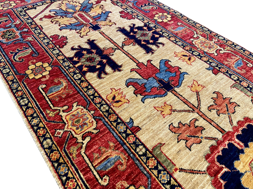 2'8"x9' Afghan-Heriz Hand Knotted