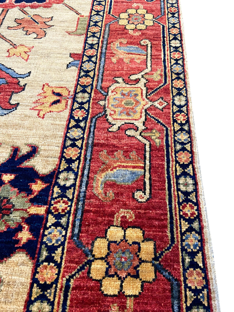 2'8"x9' Afghan-Heriz Hand Knotted