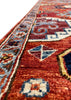 2'9"x10'9" Karaja Hand Knotted