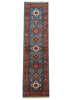 2'9"x10' Afghan-Kazak (s) Hand Knotted