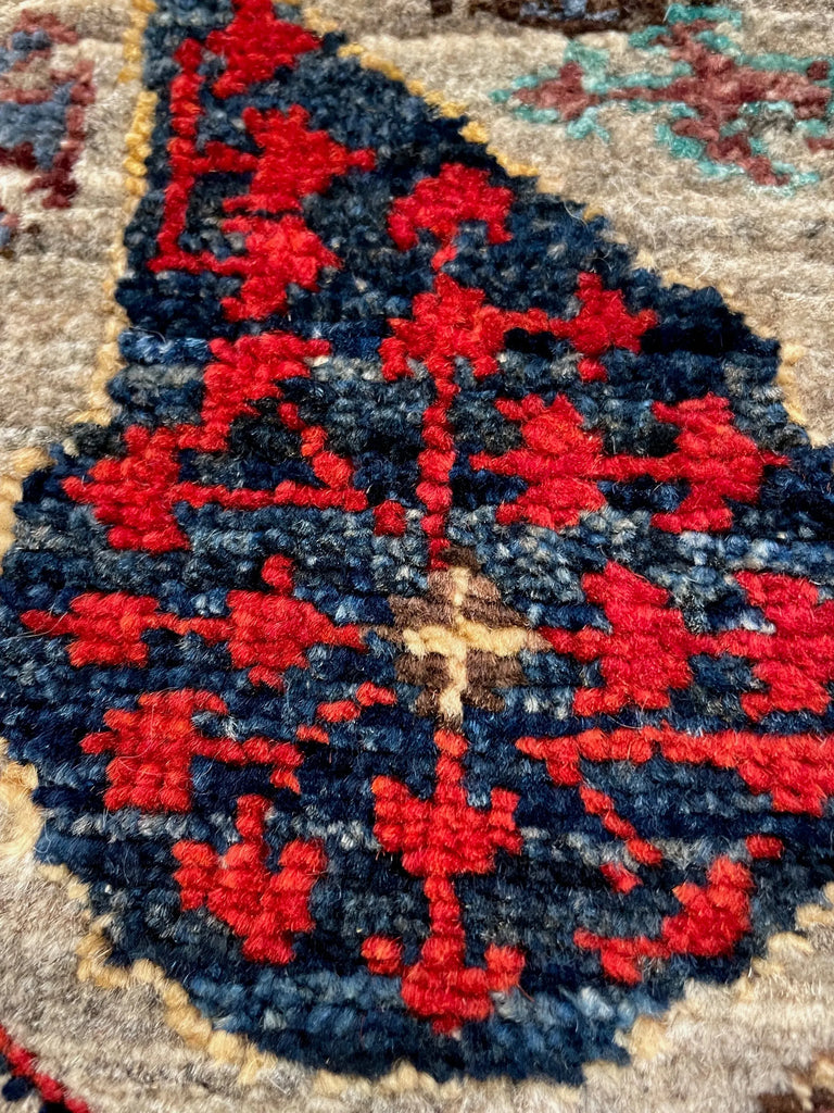 2'9"x10' Afghan-Mamluk (s) Hand Knotted